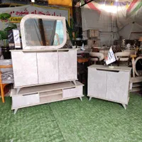 ست آینه کنسول میزتی وی جاکفشی مدل پایه آمریکایی|بوفه، ویترین، کنسول|شیراز, وزیرآباد|دیوار