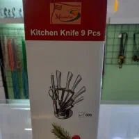 ست9پارچه کارد اشپزخانه‌واستند پایه‌باتخفیف10درصدی