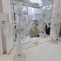 شمعدان باکارات ۳ شاخه نو