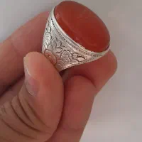 انگشتر فیروزه عقیق یمنی