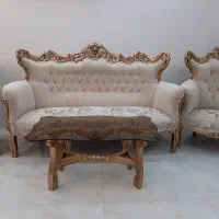 مبلمان استیل ۹نفره کاملا نو مناسب جهیزیه