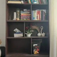 کتابخانه ام دی اف در حد نو|کتابخانه، شلف، قفسه‌های دیواری|تهران, ارجمندی راد|دیوار