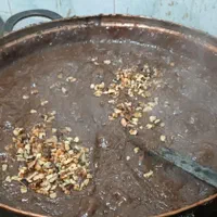 پخت حلوا گردویی محلی