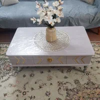 جلومبلی عسلی|مبلمان خانگی و میز عسلی|قم, قلعه کامکار|دیوار