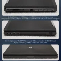 لپ تاپ hp8770w سیم کارت خور قوی|رایانه همراه|اشنویه, |دیوار