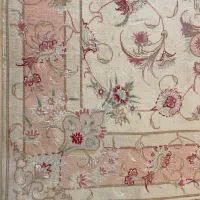 یک جفت فرش دستباف تبریز گل ابریشم ۱/۵ متری|فرش|تهران, قیطریه|دیوار