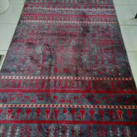 گبه و گلیم برشی|گلیم، جاجیم، گبه|کاشان, مزرعه نو|دیوار