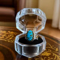 انگشتر فیروزه نیشابور کلکسیونی