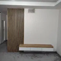 طراحی و ساخت کابینت کمد دیواری میز تی وی و...|کتابخانه، شلف، قفسههای دیواری|اقبالیه, |دیوار