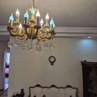 لوستر برنج آبکاری طلا و دیواری