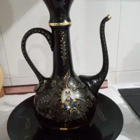 افتابه لگن شیشه ای دکوری|کلکسیون اشیاء عتیقه|بندر انزلی, نیمه شعبان|دیوار