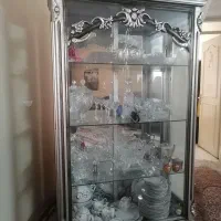 بوفه چوبی پشت کامل اینه|بوفه، ویترین، کنسول|تهران, شهرک پرواز|دیوار