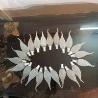 لامپ شمعی ۲۲ عدد رنگ زرد