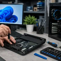 خدمات کامپیوتر و لپ تاپ سرویس و ارتقا