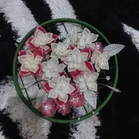 حلقه گل کریستال|گل مصنوعی|شیراز, شهرک گلها|دیوار