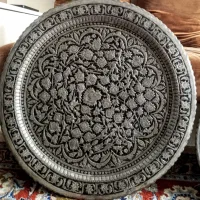 دوعددسینی مسی قلم کاری اصفهان