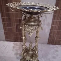 کنارسالنی میوه خوری برنجی برنزی قدیمی سنگین|صنایع دستی و سایر لوازم تزئینی|تهران, دریاچه شهدای خلیج فارس|دیوار
