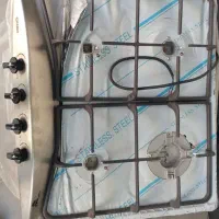 اجاق ۴شعله استیل زیگمور کوهان‌دار گاز صفحه