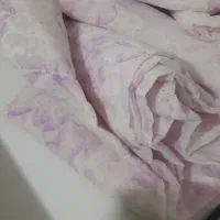 چادر مخمل اکلیلی سفید