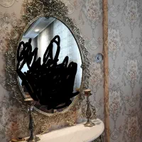 آیینه و شمعدان