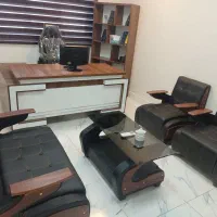 میز مدیریت آراز/نیم ست اداری/کانتر/صندلی|دفتر کار|هشتگرد, فاز ۳ مهستان|دیوار