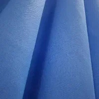 پرده کتان آبی آسمانی۲۸۰×۱۴۰