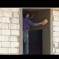 سیمان کاری گچ کاری کاشی کاری دیوار چینی شیب بندی