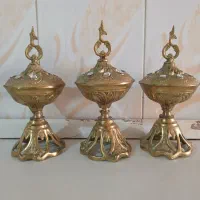 قندان بزرگ برنزی سنگین