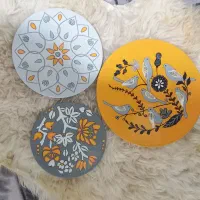 بشقاب سفالی|تابلو، نقاشی، عکس|مسجد سلیمان, |دیوار