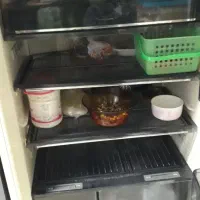 یخچال فریزر نیم ساید مانیتور دار کاملا سالم|یخچال و فریزر|هشتگرد, شهرک ریحانه|دیوار