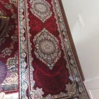 فرش ماشینی راهرویی . رنگ لاکی . اناری