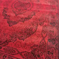 فرش۶ متری ۱۰۰۰ شانه طرح بلوچ قرمز استوک( تک و جفت)|فرش|اصفهان, برزان|دیوار