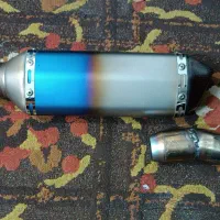 منبع اگزوز هدرز موتور سیکلت قهرمانی سایلنس دار