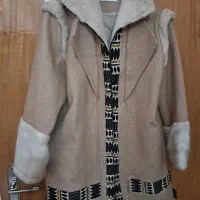 پالتو کرمی جنس پشمی