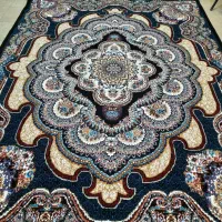 فرش ۱۲ متری باغ شاهان سفید مشکی مشهد نو|فرش|جویبار, |دیوار