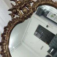 آیینه برنجی قاجاری سنگین وزن