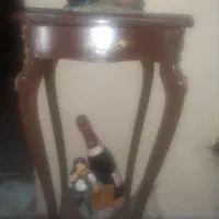 میزکنارسالنی ۲طبقه چوبی
