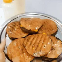 برگر زغالی با گوشت صد در صد