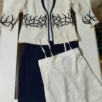 کت دامن شیک سه تکه سایز مدیوم