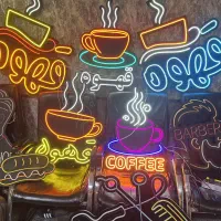 تابلونئون قهوه اماده