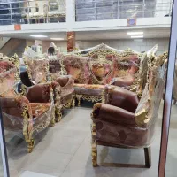 مبلمان تاج بلندسلطنتی راحتی شیک چوب راش زیرقیمت