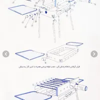 کباب پز گازی و ذغالی پلین منقل|اجاق گاز و لوازم برقی پخت‌وپز|مشهد, طلاب|دیوار