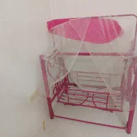 گهواره فلزی کودک در حد نو