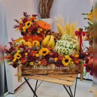 دیزاین میوه یلدا عروس داماد|گل و گیاه طبیعی|مشهد, هنرور|دیوار