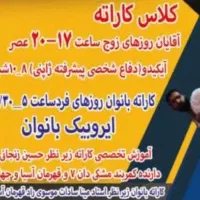 پذیرش مربی ایروبیک بانوان ورشته های رزمی