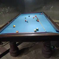 میز بیلیارد ۹فوت شاسی فلز شش پایه