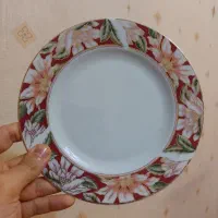 پیش دستی گلدار طلایی