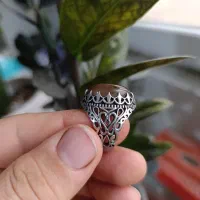 انگشتر عقیق شنی