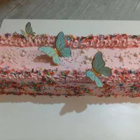 پذیرش انواع کیک خونگی تولد کافی شاپی وحلوا وخرما