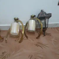 لوستر ۳ شاخ ۲تا تک شاخ  یک عدد بالکن|لوستر و چراغ آویز|قدس, شهر‌قدس|دیوار